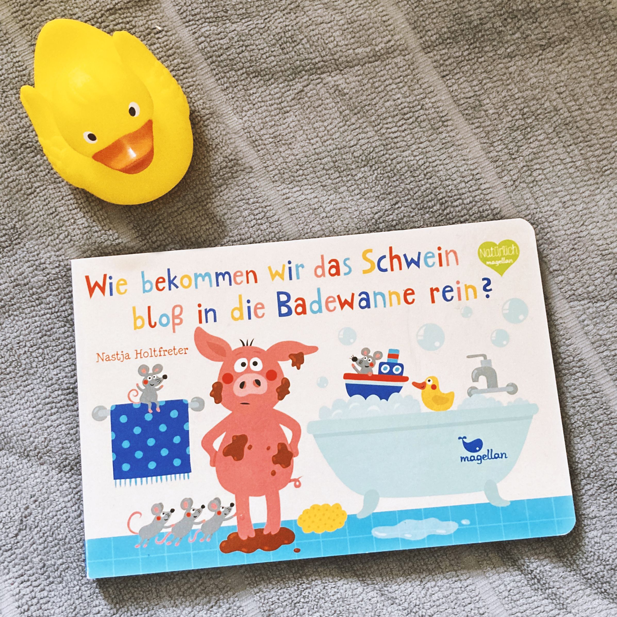 Wie bekommen wir das Schwein bloß in die Badewanne rein?