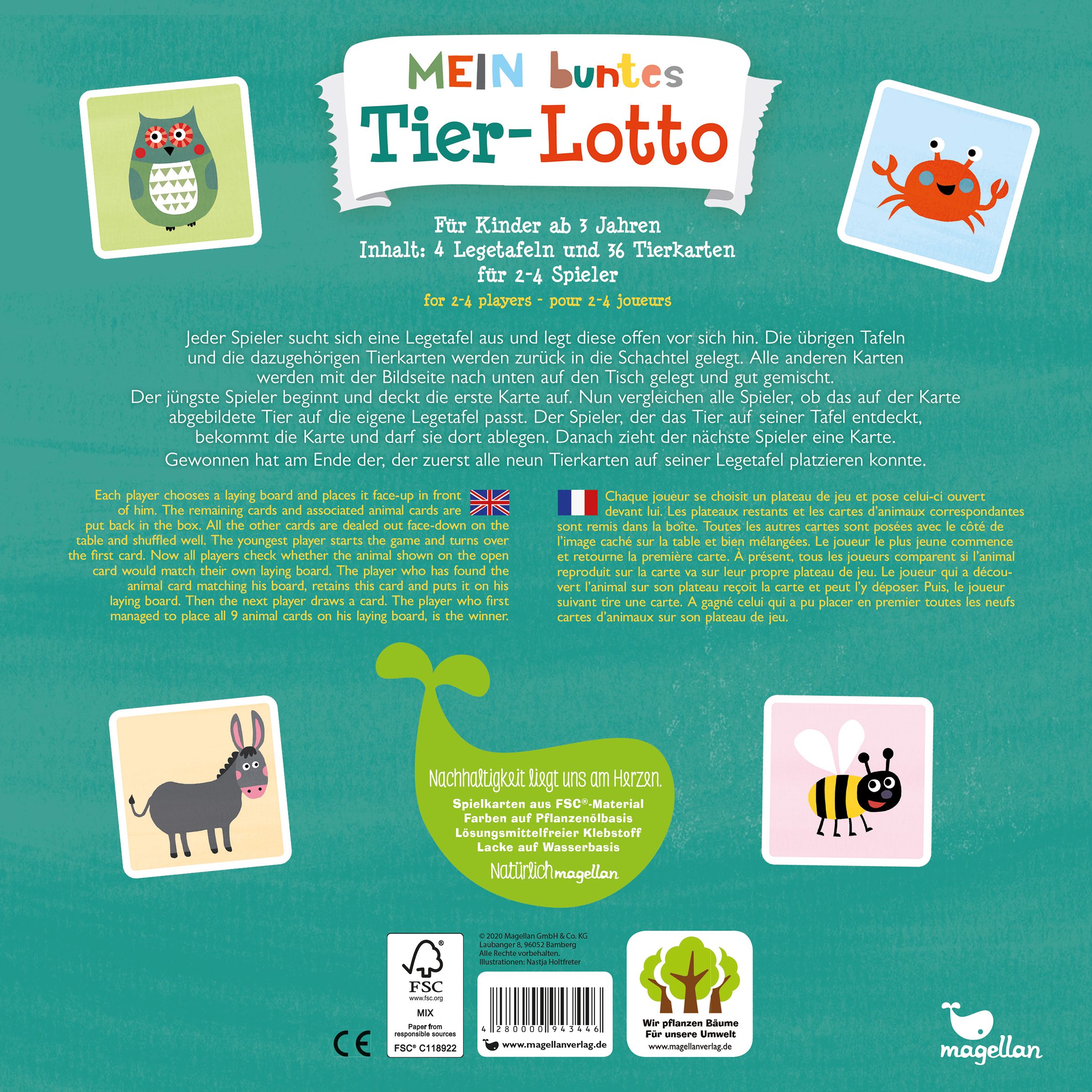 Mein buntes Tier-Lotto