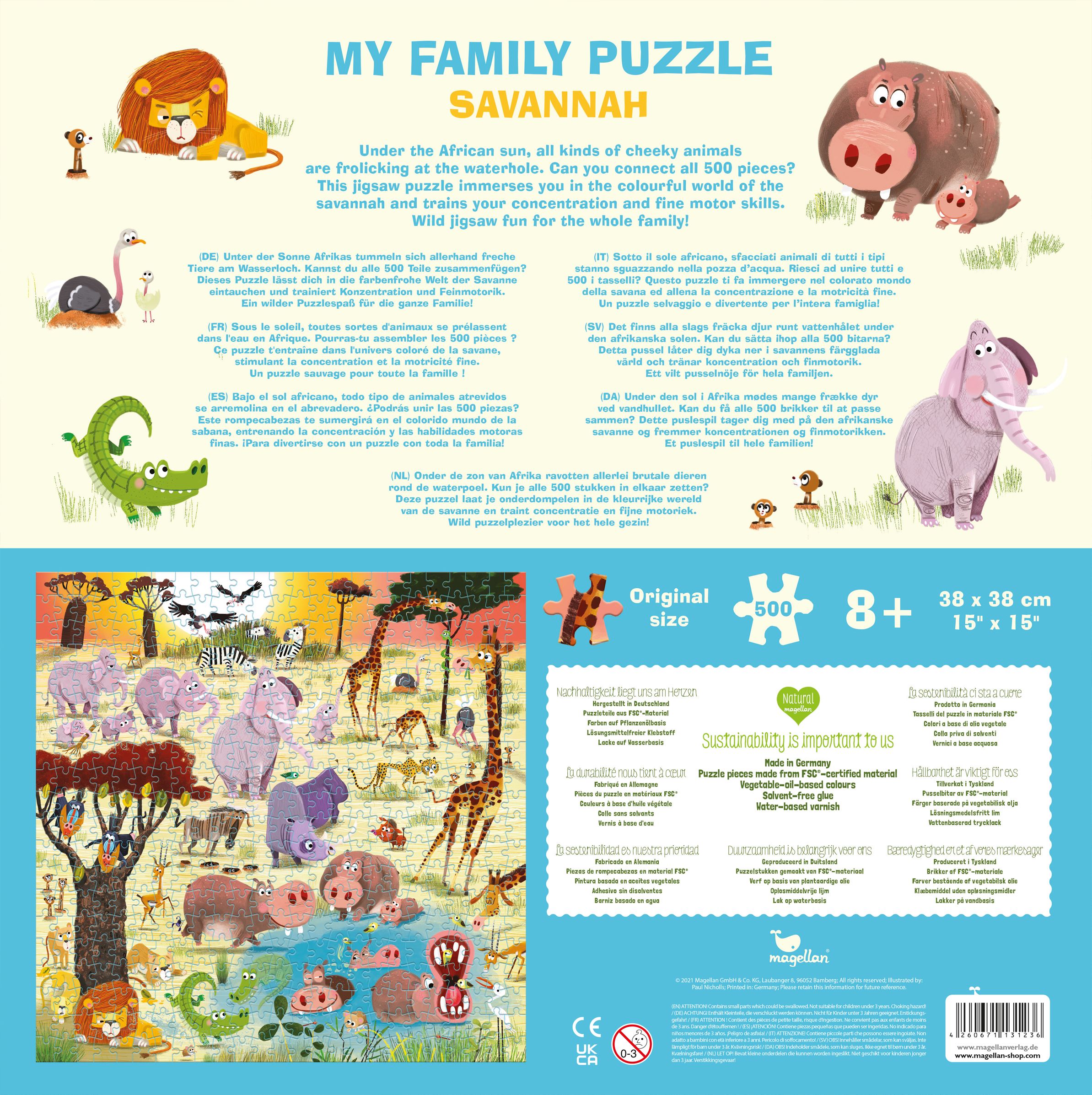 My Family Puzzle - Savannah