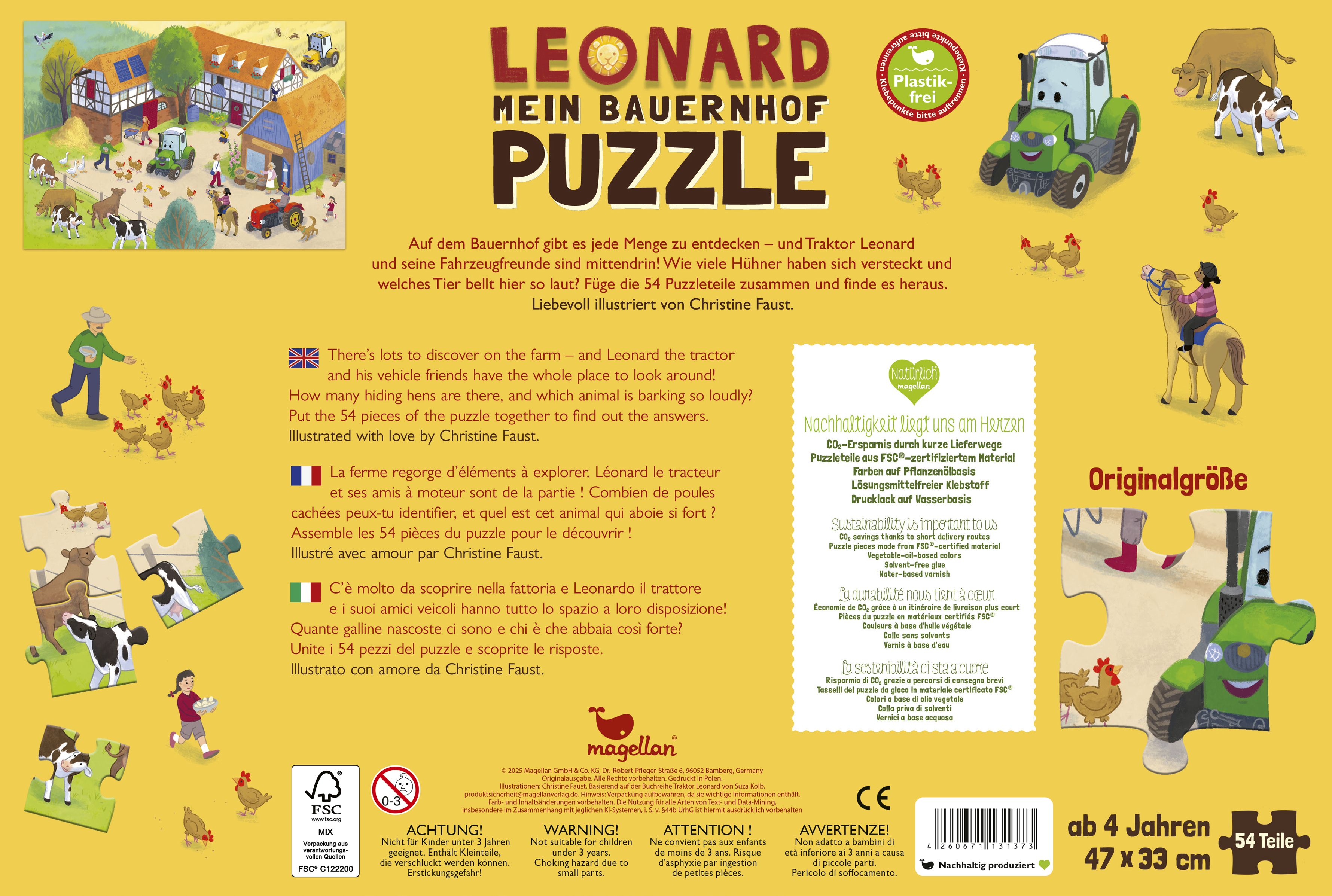 Leonard - Mein Bauernhof-Puzzle