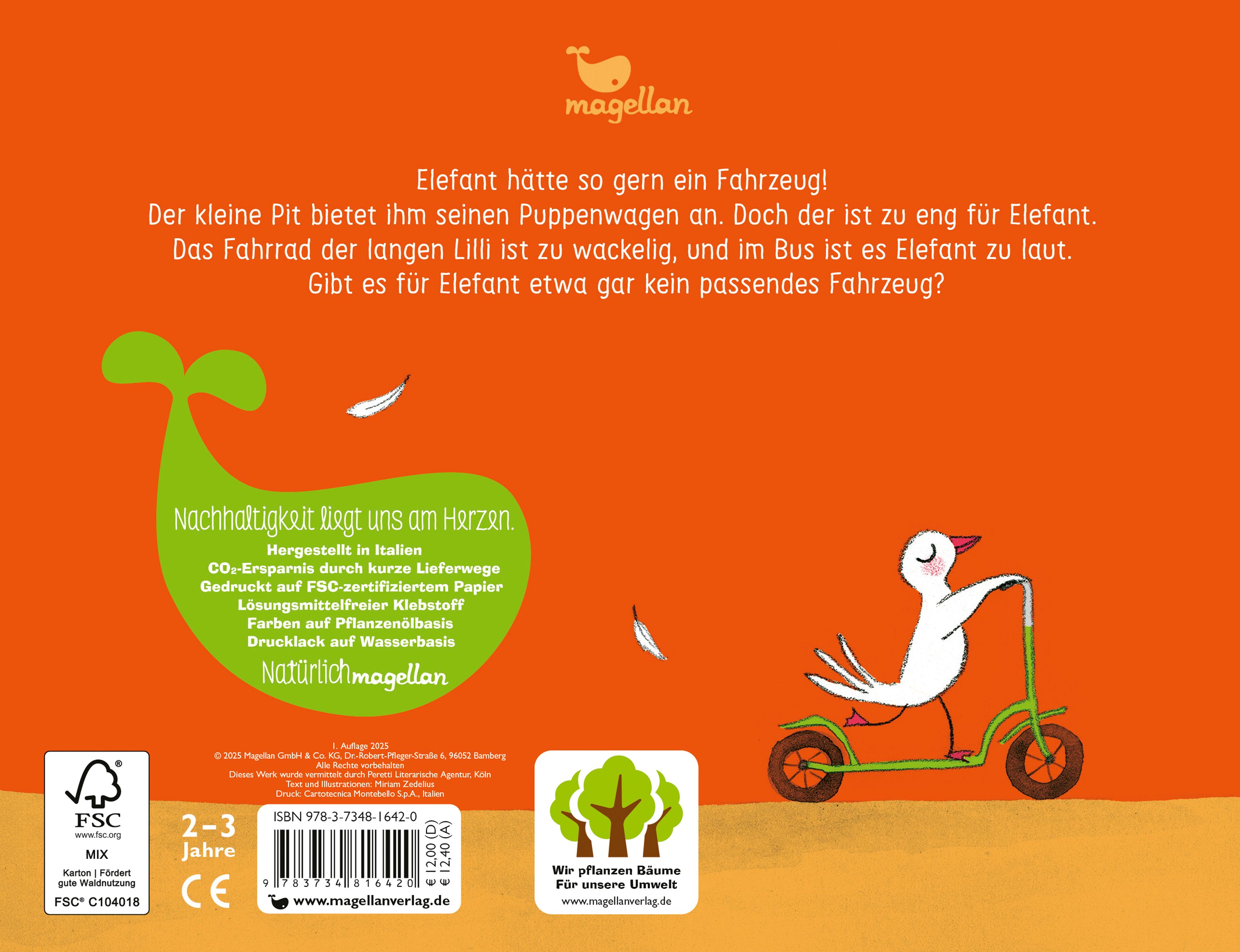 Elefant fährt los