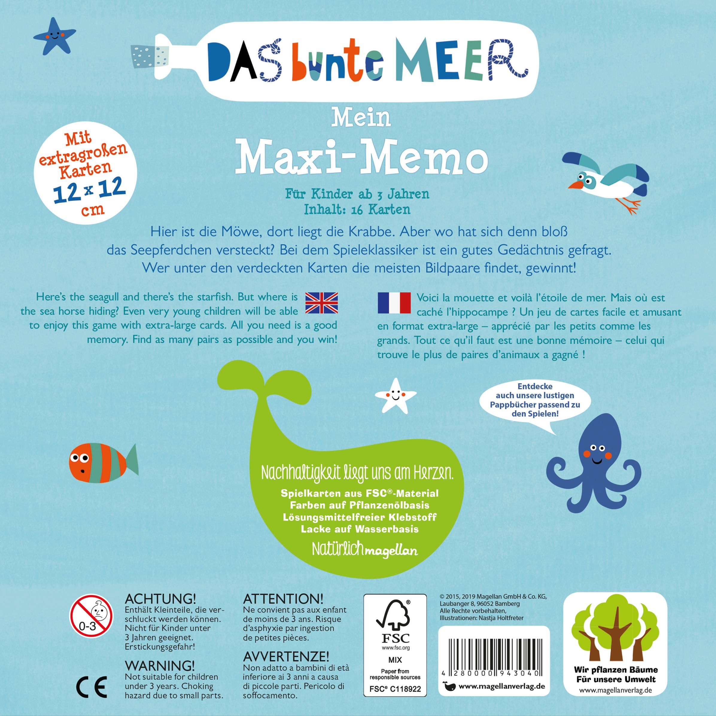 Das bunte Meer - Mein Maxi-Memo
