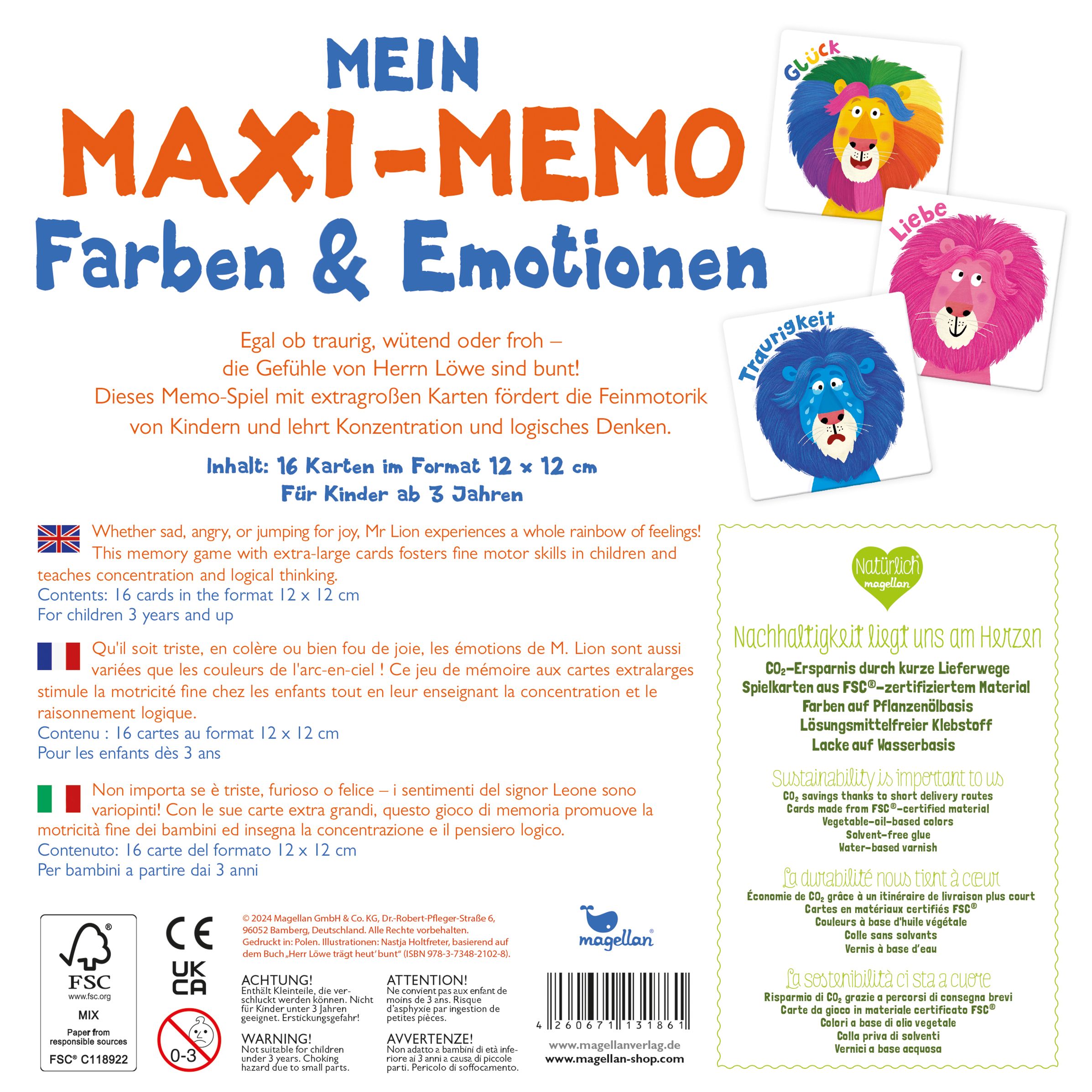 Mein Maxi-Memo - Farben & Emotionen