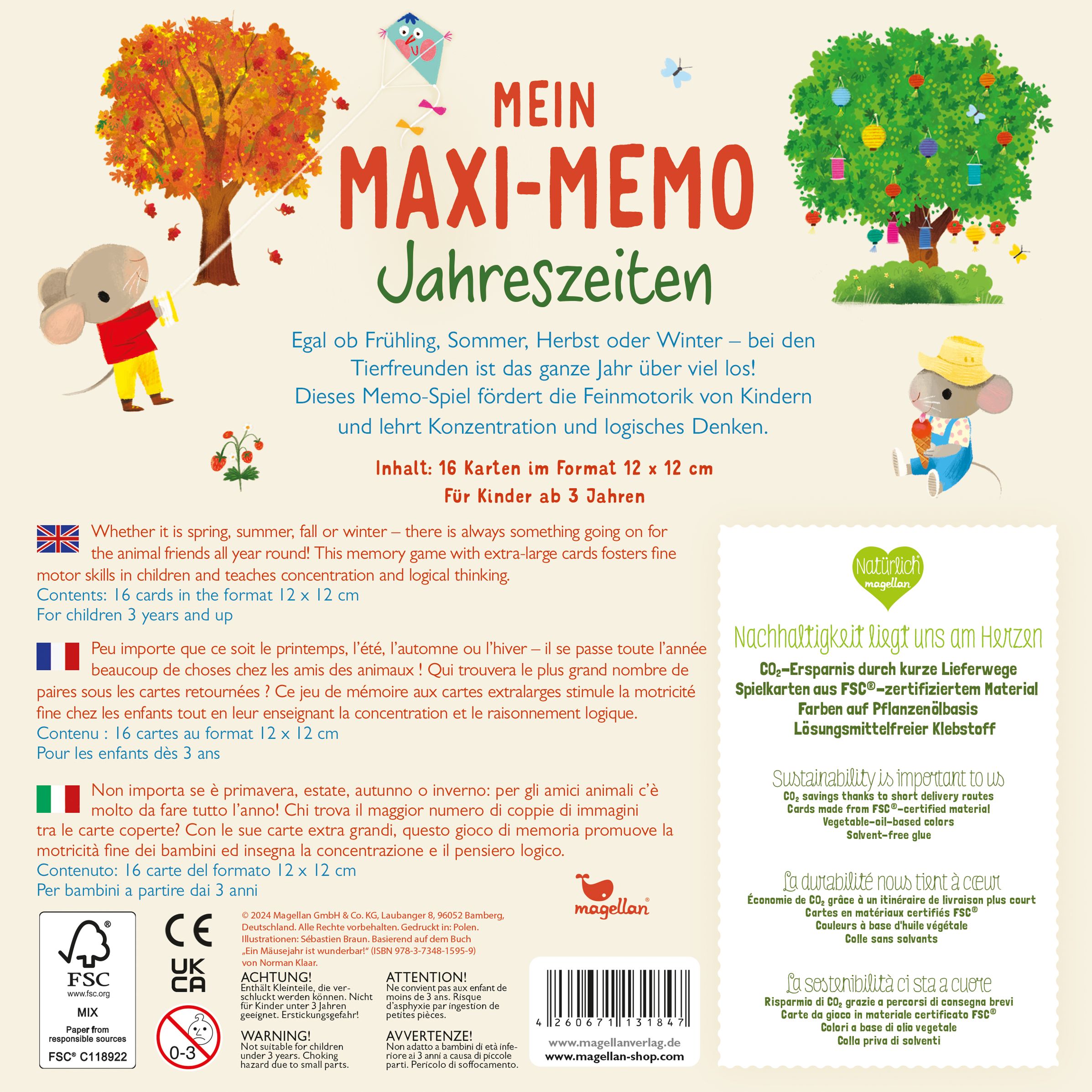 Mein Maxi-Memo - Jahreszeiten
