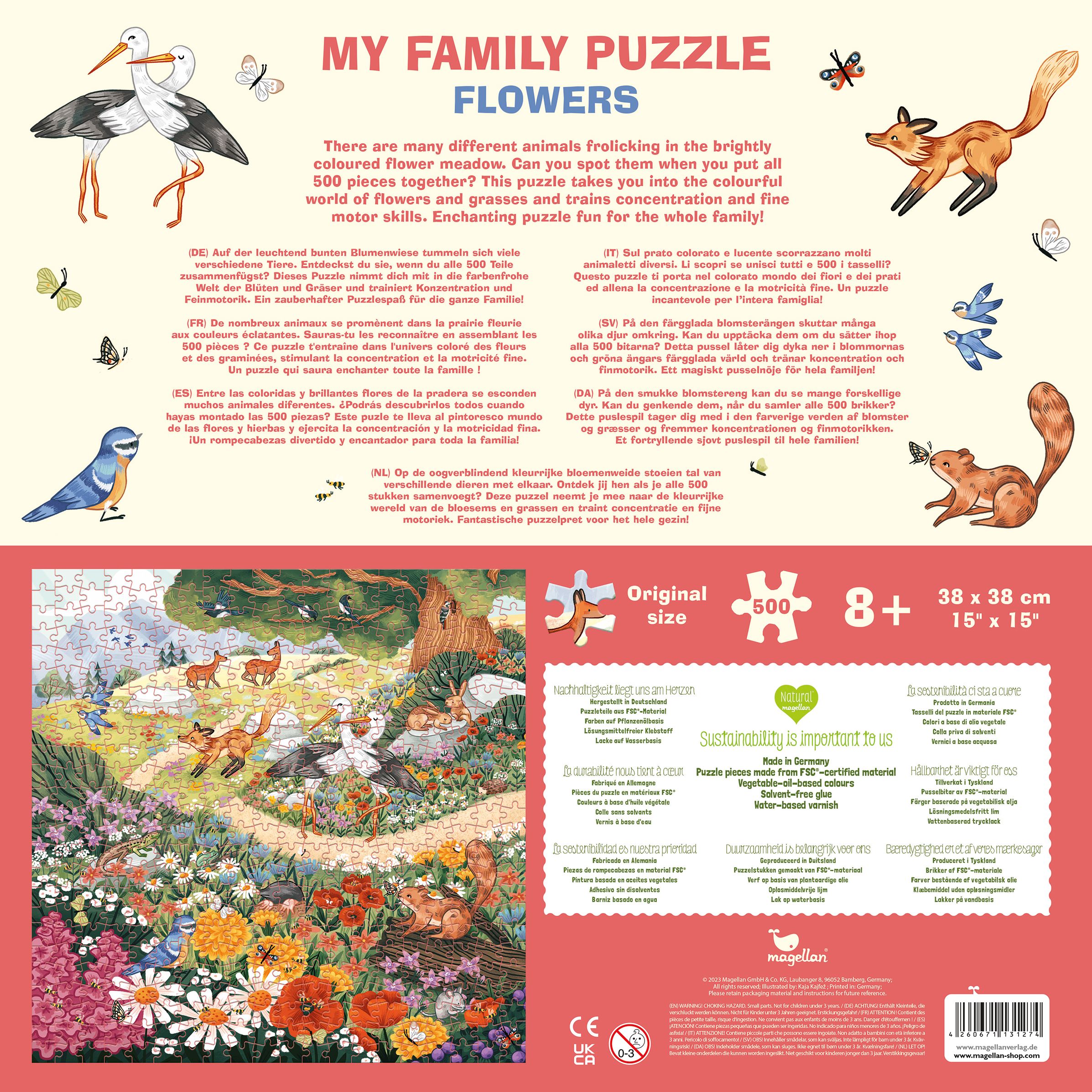 My Family Puzzle - Flowers