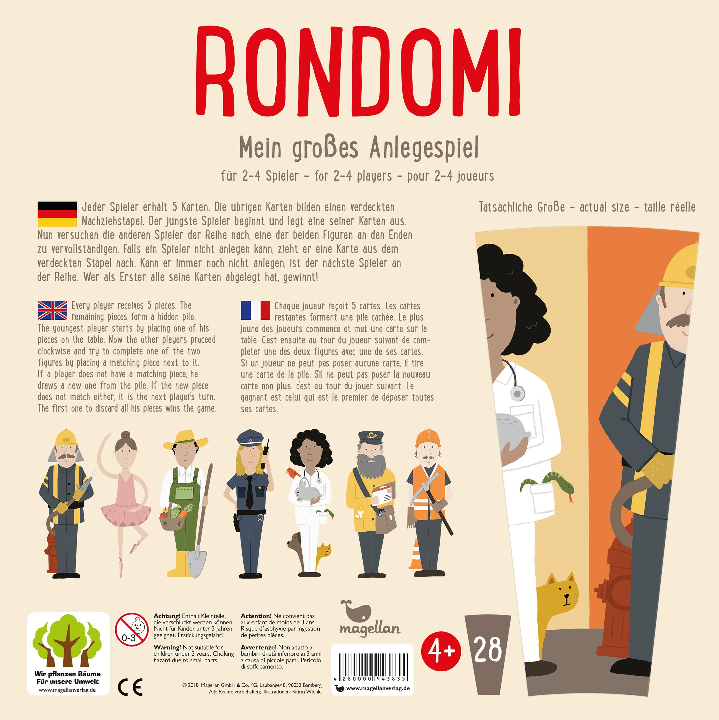 Rondomi - Mein großes Anlegespiel - Berufe