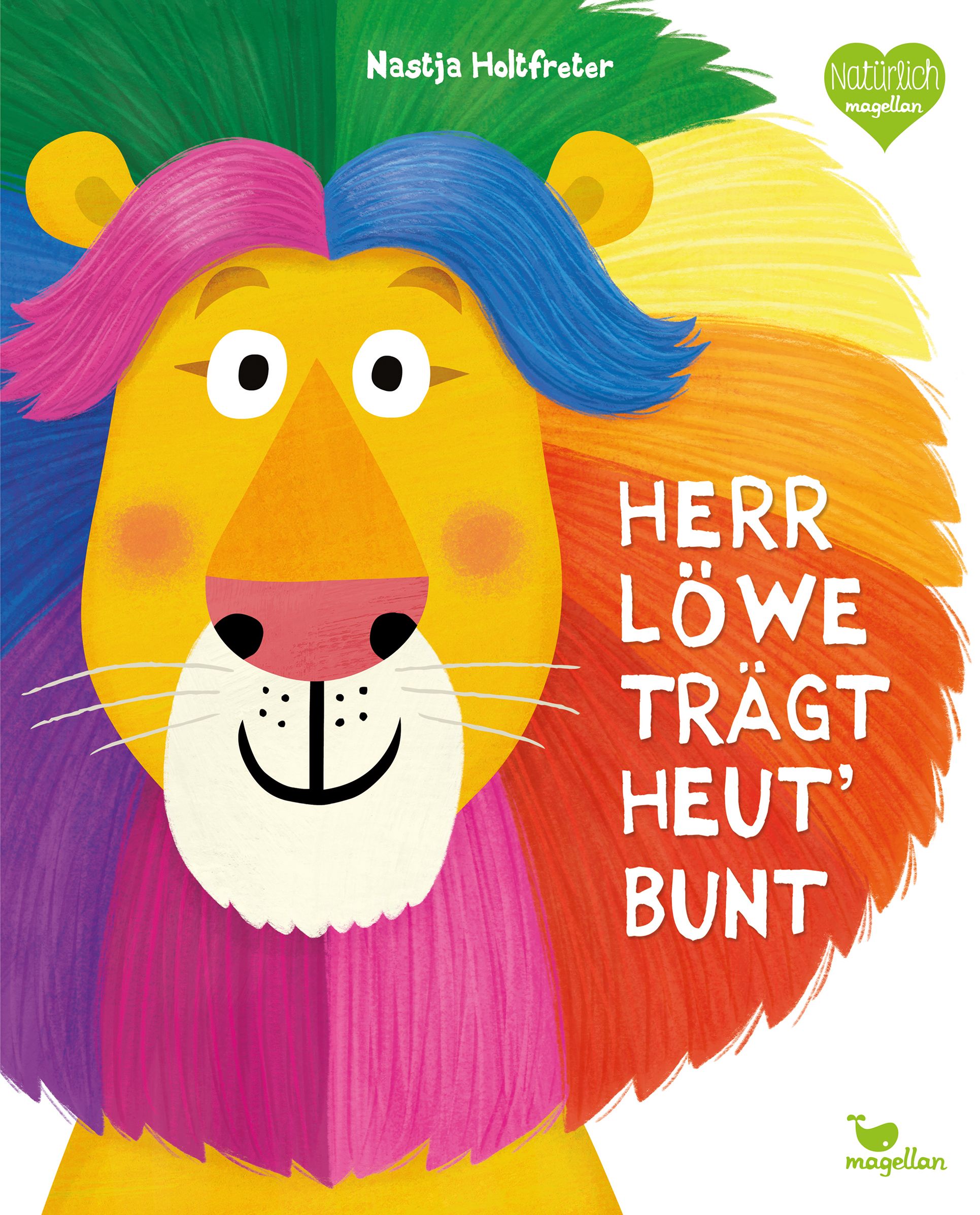 Herr Löwe trägt heut' bunt