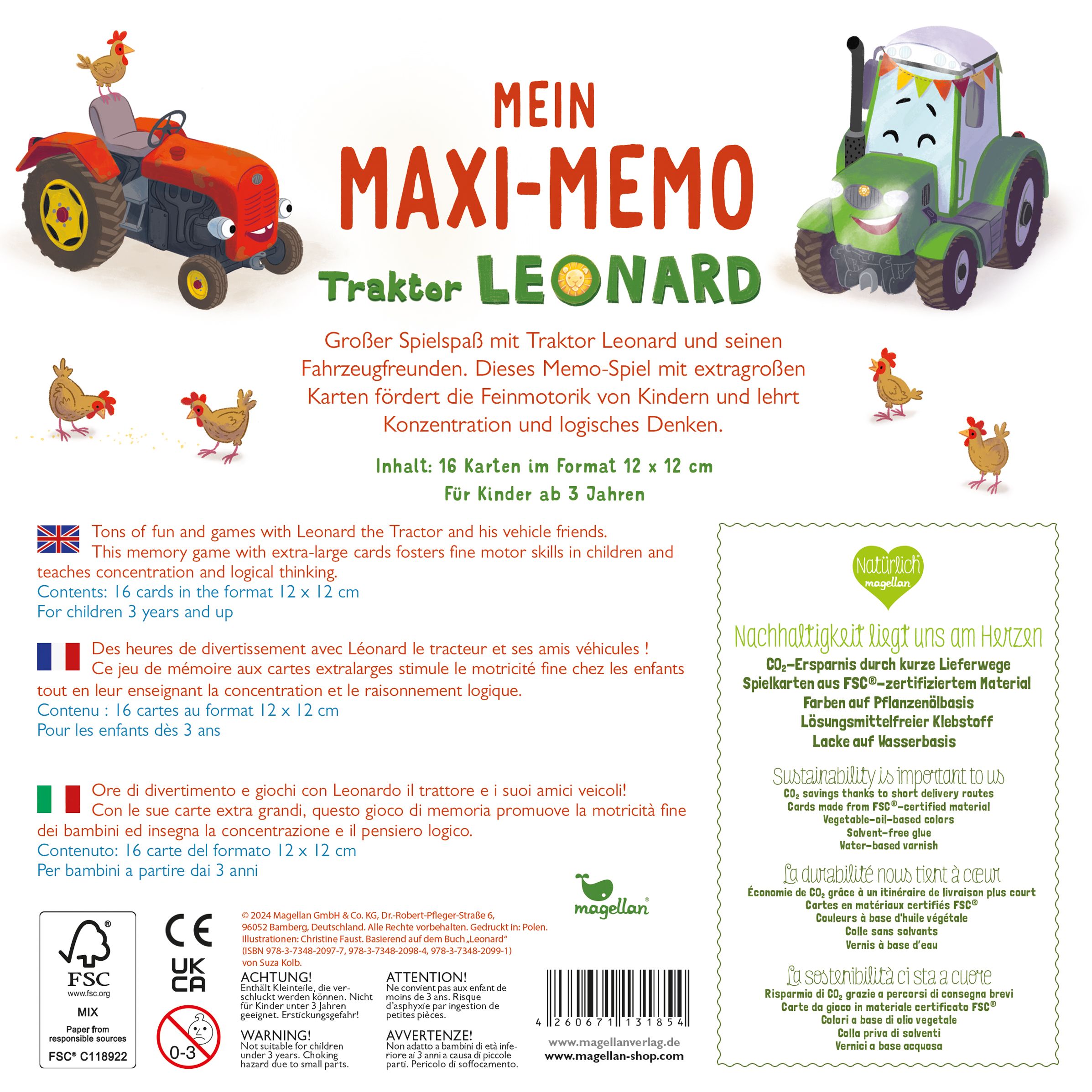 Mein Maxi-Memo - Traktor Leonard