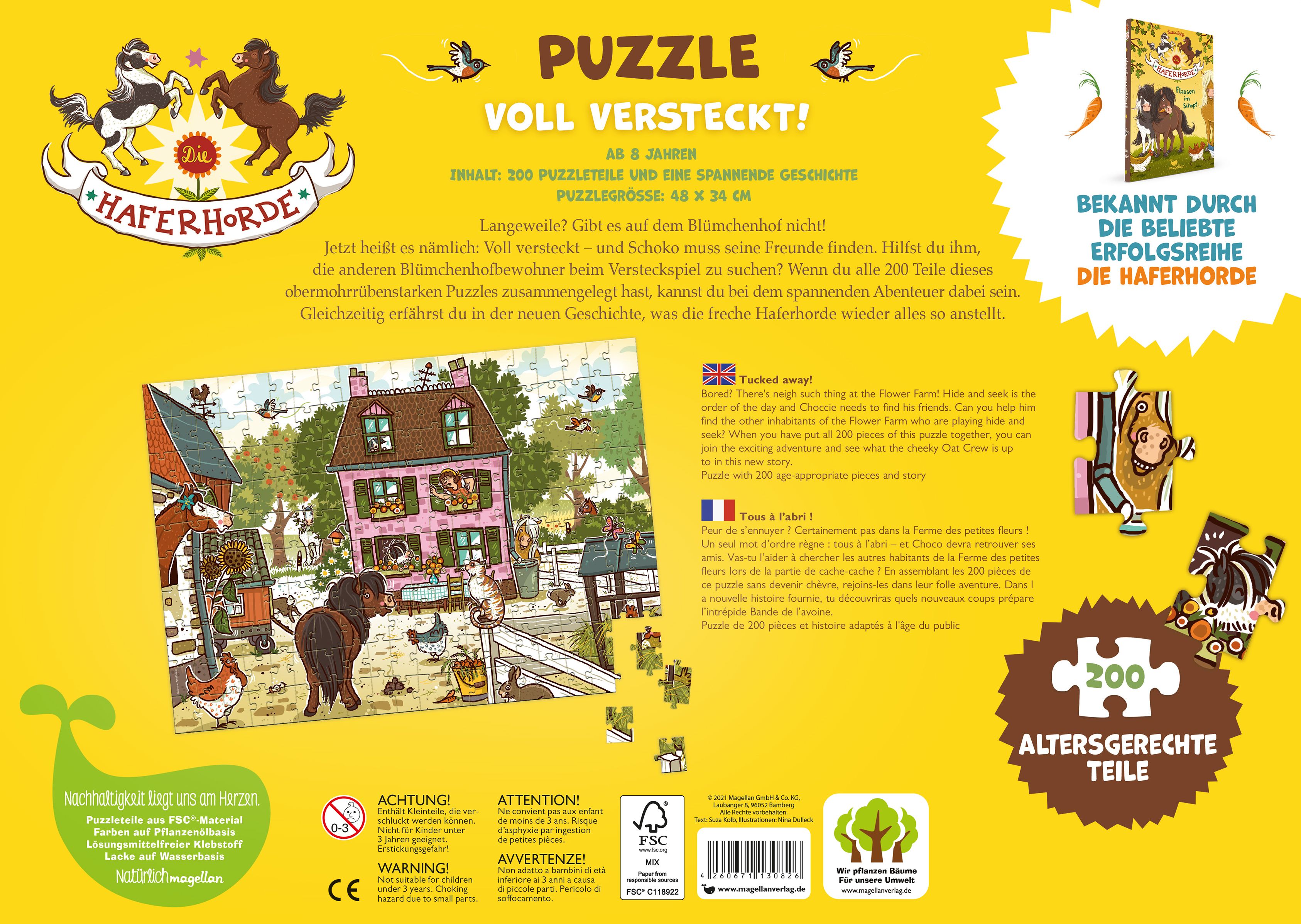 Die Haferhorde - Voll versteckt! (Puzzle)